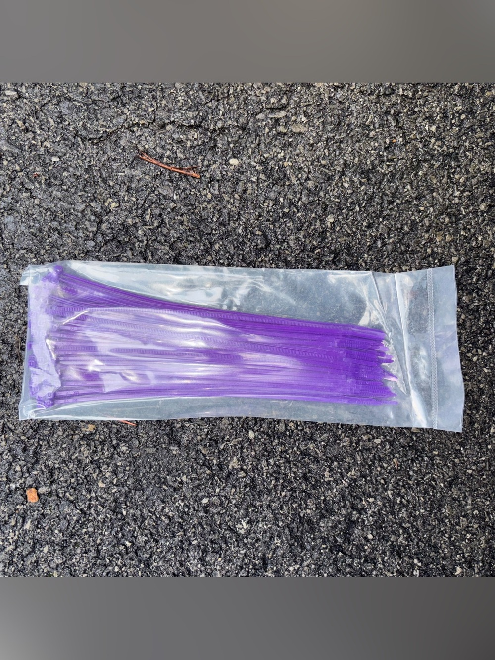 100 8” Purple Zip Ties